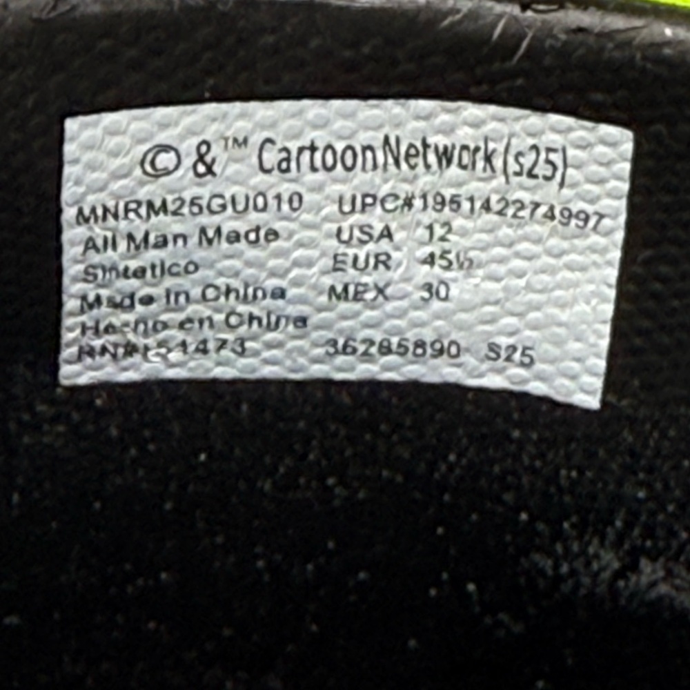 NWOT Cartoon Network Rick & Morty Slip ons with strap sz 12 (AZRNSH) - Picture 5 of 6